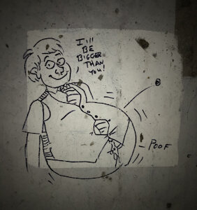 Cave Drawing by Phraggle