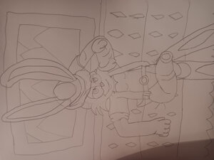 Bunnie Rabbot by LurkingBunny