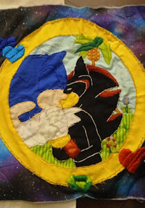 Chaos and Destiny: Sonadow Quilt Square by sonicremix