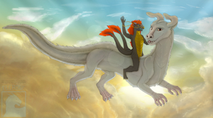 Ride with the Falkor by Alcyone