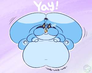 Yay! Bluey! by OverfedPets