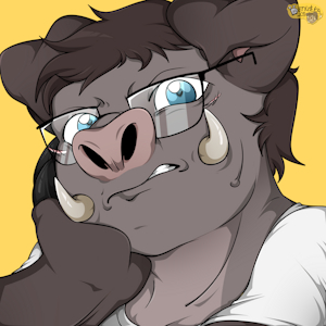 |Bad shy boar| by DENUSKA08