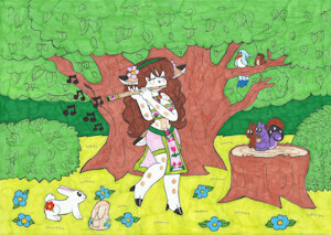 Music in the forest by KatarinaTheCat18