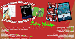 Commissions open - Low prices for December by darkbunny666