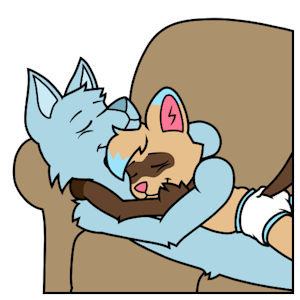 [Gift][YCH]snuggle the noodle by Sparkledooks