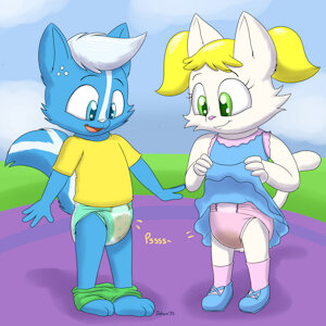 It's getting wet too! look! by SkunkyGussy