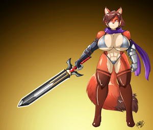 Crimson vixen by antcow