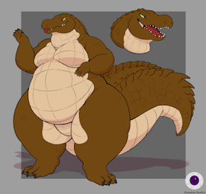 Gravy Train Gator Adopt-OPEN by ChaosEye