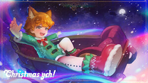 Christmas YCH! by 444Arts