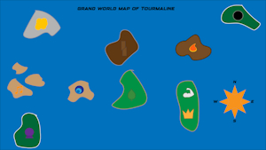 World map of Tourmaline by Vangabond