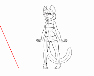 Lazer pointer animation ych by SynnfulTiger