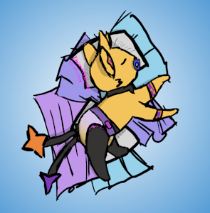 eepy Shinx by randomweirdluxio