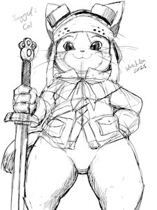 Sketch 460 - Palico by WinickLim