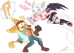 Emerald Thief vs Kiss Thief by darkfist