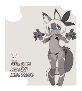 Kitsune Adoptable by Mochicake85