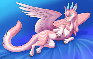 Fluffy Dragon by Lichfang