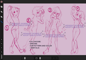 Custom Adoptables: PREVIEW by MidnightGospel