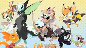 Commission Sheets by KaeHoneyMoon