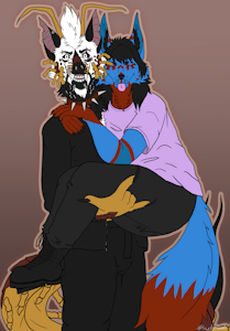 Carrying around -|commission|- by Blackheartdrago