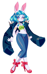 Jacket bunny  adoptable by NoriNoir