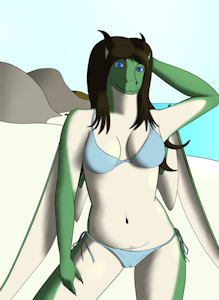 Manasgael at the Beach by Anasgael