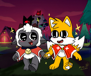Tails in Cult of the Lamb by MilestheHedgehog