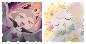 Demon and Angel by yekongsky