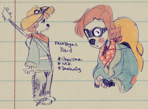 New Vegas bard by CactusMouse