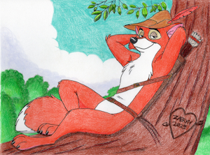 Robin Hood in a Tree by Zaeryn