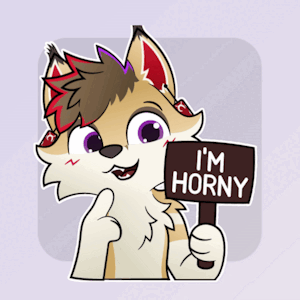 Horny sign sticker YCH for Fenix Thorn by AlexUmkaArt