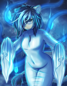 Halloween Ghost - YCH by JenessaReika