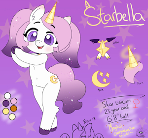 Starbella The Unicorn by MrsNyawashi