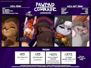 Commissions Open! by PawpadComrade