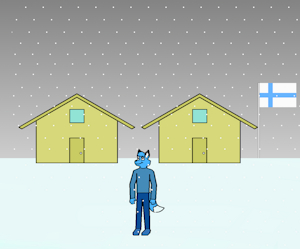 Terry at Cold Places by TerryTheBlueFox