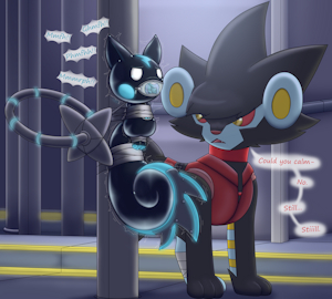 Bad Guy and Bad Lux by CharlySparks