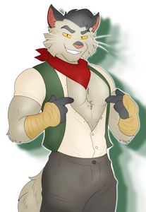 Cajun chest by sleepylynxxes