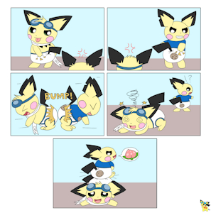 Chip and Sparks Booty Battle by pichu90