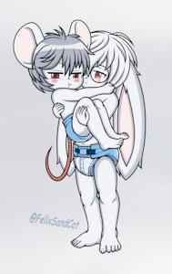 Frederick and Lu by FelixSandcatKitten