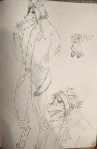 Old art with Hyena by ArtsOfDMGDG