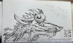 Charlemagne mini commission pencil by CraftyAndy by CraftyAndyArt