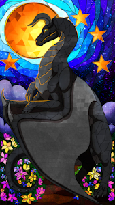 Stained Glass Dragoness by Dracasis