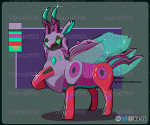 Scolipede changling by Velvet706