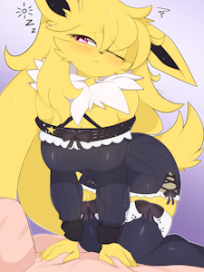 Sleepy Asteria (Commission) by AWinterMoose