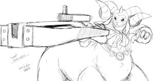 Sketch 467 - Pajiramon by WinickLim