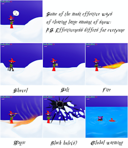 How to clear snow by Netherkitty