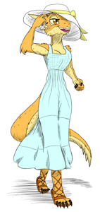 Canola in a sun dress by Billblok