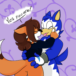 Kisses by HedgeWolf23