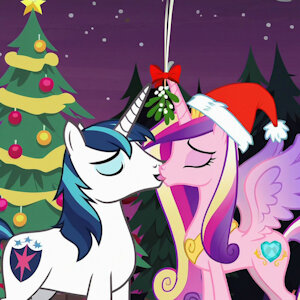 Shining Armor and Princess Cadance (MLP: FiM) by DragonCrystal