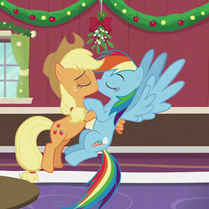 Applejack and Rainbow Dash (MLP: FiM) by DragonCrystal