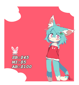 Christmas cub Kitty Adoptable by Mochicake85